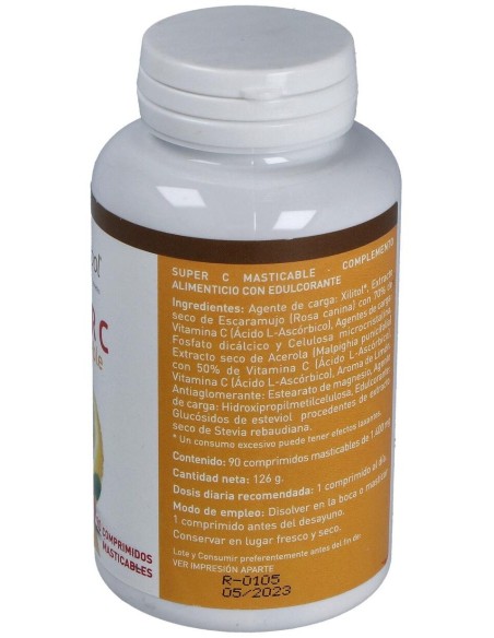 Super C ( Acerola, Escaramujo, Vitamina C) de Plantapol