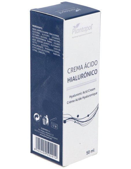 Crema Acido Hialuronico 50Ml. de Plantapol