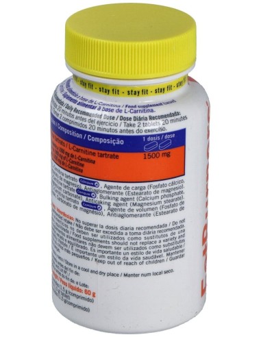 Carnitina 500 Fat Burner 40Comp de Nutrisport