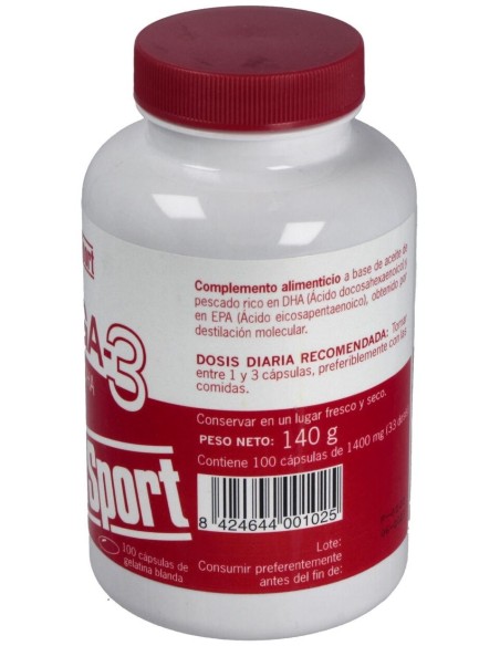 Omega 3 1400Mg. Epa Y Dha 100Cap. de Nutrisport