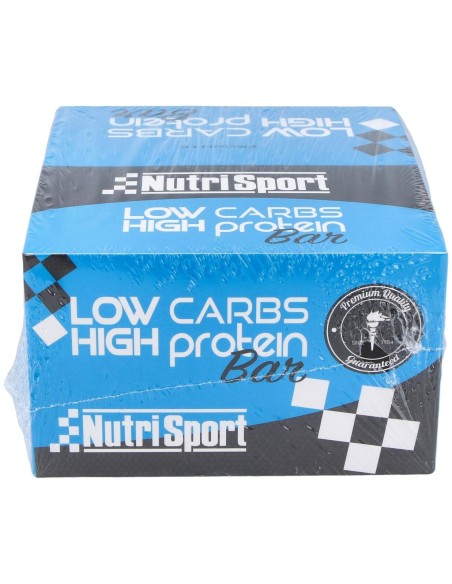 Low Carbs High Protein Brownie 16Barritas de Nutrisport