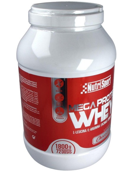 Mega Protein 5 Whey Chocolate 1,8Kg. de Nutrisport