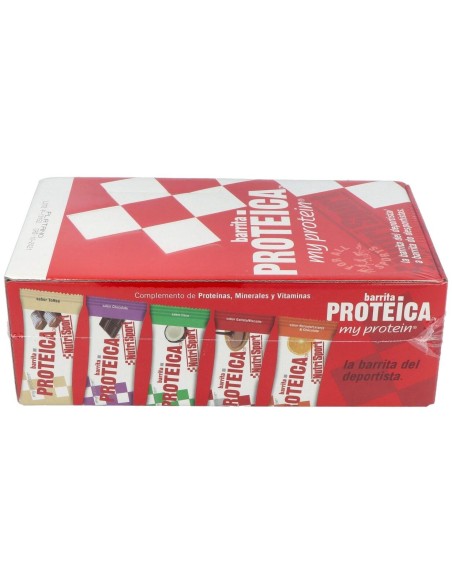 Barrita Proteica Platano Caja 24Unid. Nutrisport