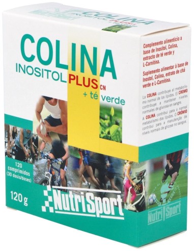 Colina Inositol Plus + Te Verde 120Comp. de Nutrisport
