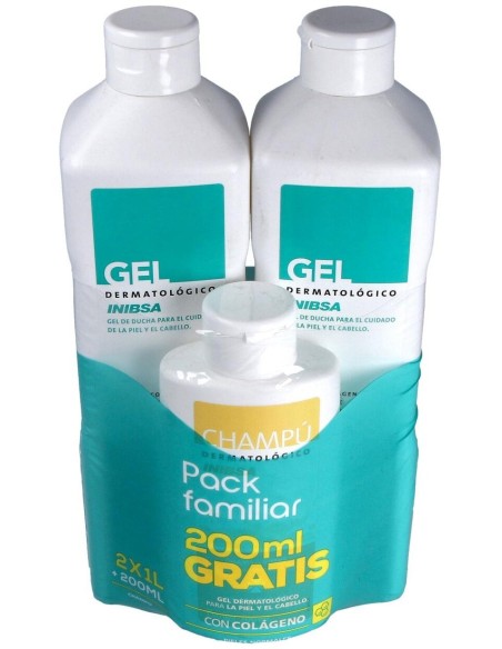 Inibsa Pack 2 Geles + Champu 200Ml. de Inibsa