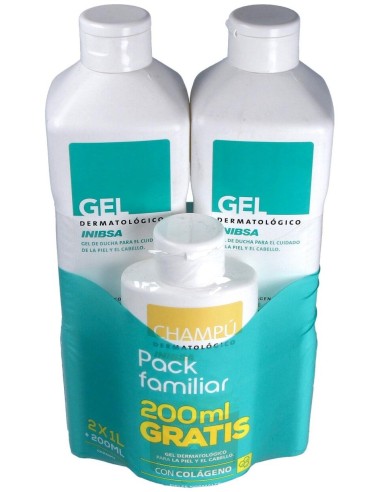 Inibsa Pack 2 Geles + Champu 200Ml. de Inibsa