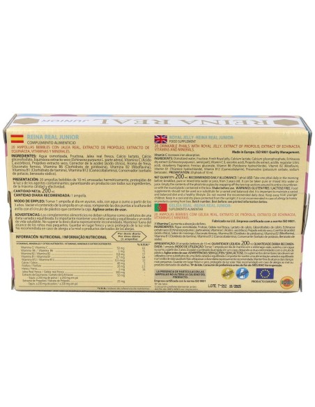 Reina Real Junior 20 Ampollas de Robis