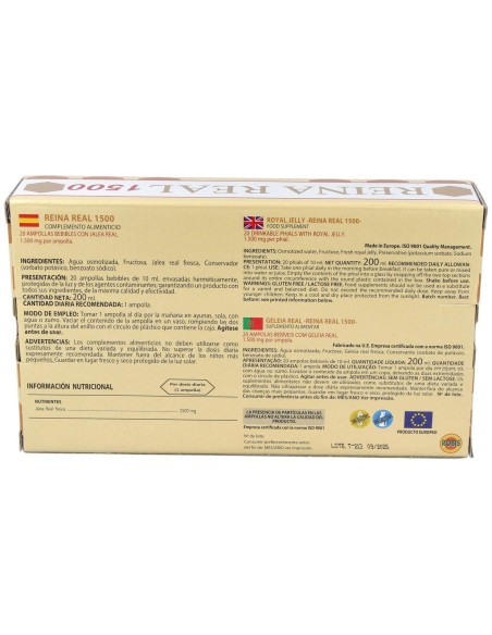 Reina Real 1500Mg. 20Amp. de Robis