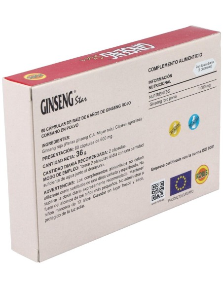 Ginseng Rojo Star 60Cap de Robis