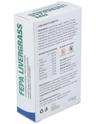 Fepa-Livergrass 60Cap. de Fepadiet