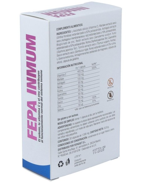 Fepa-Inmun 30Cap. de Fepadiet