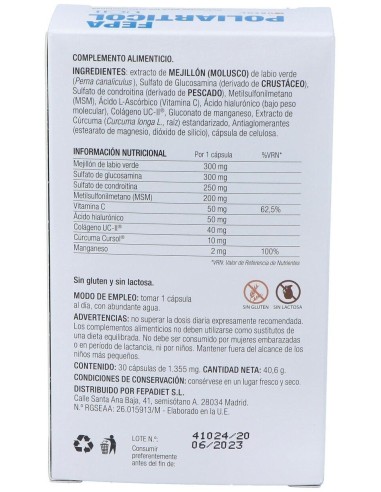 Fepa-Poliarticol Uc-Ii 30Cap. de Fepadiet