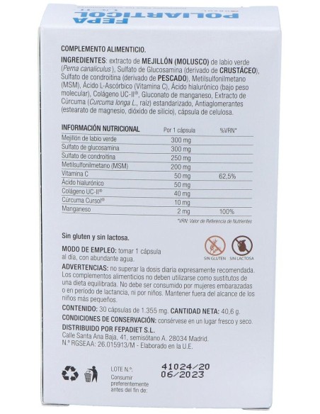 Fepa-Poliarticol Uc-Ii 30Cap. de Fepadiet