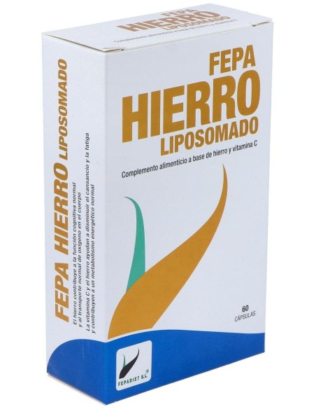 Fepa-Hierro Liposomado 30Mg. 60Cap. de Fepadiet