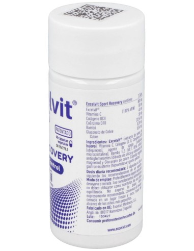 Excelvit Sport Recovery 60Cap. de Excelvit