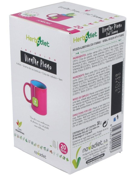 Herbodiet Inf. Vientre Plano 20Filtros de Novadiet