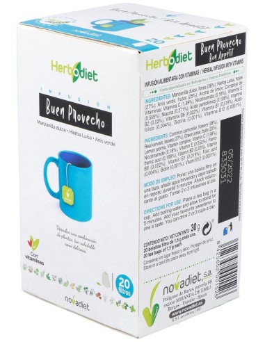Herbodiet Inf. Buen Provecho 20Filtros de Novadiet