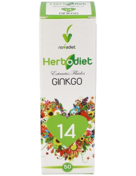 Extracto Ginkgo Biloba Envase de 50 ml. de Novadiet