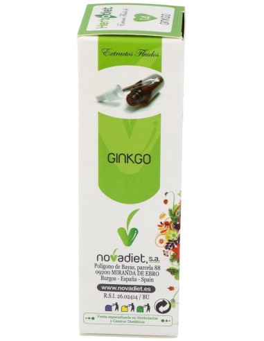 Extracto Ginkgo Biloba Envase de 50 ml. de Novadiet