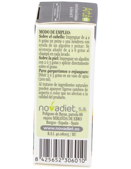 Arte Eco Aceite Esencial Arbol Del Te 15Ml. de Novadiet
