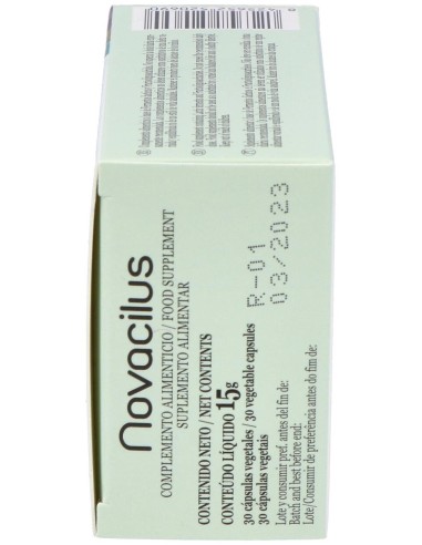 Novacilus Envase de 30 cápsulas vegetales. de Novadiet