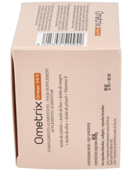 Ometrix Envase de 60 cápsulas blandas. de Novadiet