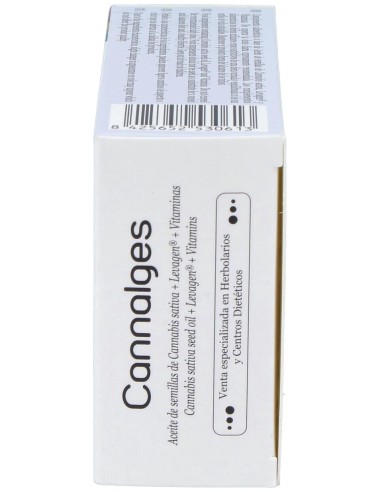 Cannalges Envase de 30 cápsulas blandas. de Novadiet