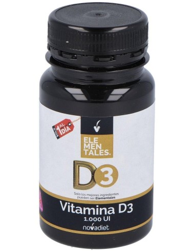 Vitamina D3 1000 Ui Envase de 120 comprimidos. de Novadiet