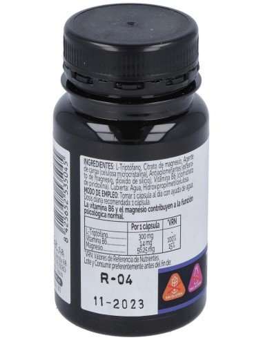 Triptofano+B6+Mg 30Cap. Elementales de Novadiet