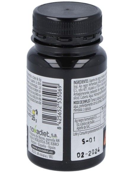 Ajo Negro 30Cap. Elementales de Novadiet