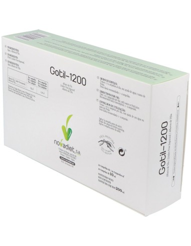 Gotil 1200 Envase de 20 ampollas de 10 ml. de Novadiet