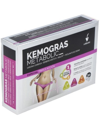 Kemogras Metabolic Envase de 30 cápsulas vegetales. de Novadiet