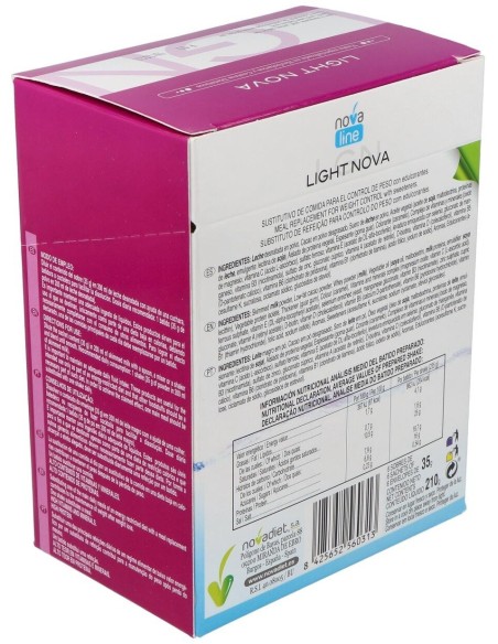 Light Nova Batido Chocolate 6Sbrs. de Novadiet