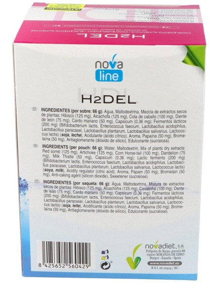 H2Del 10Sbrs. de Novadiet