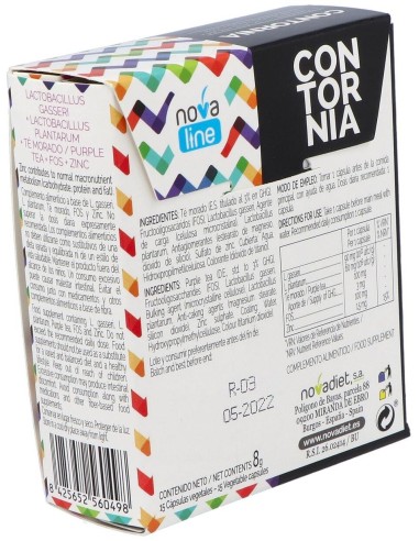 Contornia Envase de 15 cápsulas vegetales. de Novadiet