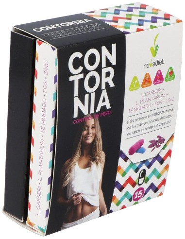 Contornia Envase de 15 cápsulas vegetales. de Novadiet