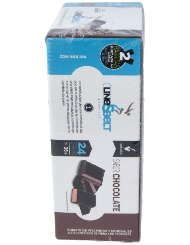 Line Sbelt Chocolate 35 g. cada una. de Novadiet