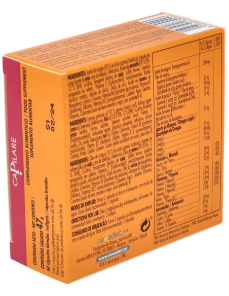 Capilare Anticaida Del Cabello 60Cap. de Novadiet