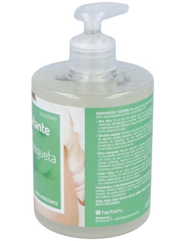 Gel Hidratante Aloe Vera-Rosa Mosqueta 500Ml. Bio de Herbora