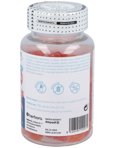 Senda Kids Omega 3 Dha Con Vit D3+Vit B6 60Gummies de Herbora