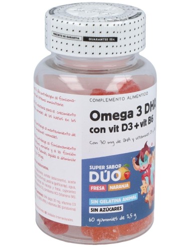 Senda Kids Omega 3 Dha Con Vit D3+Vit B6 60Gummies de Herbora