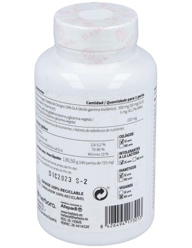 Aceite De Onagra Y Vitamina E 180 de Herbora