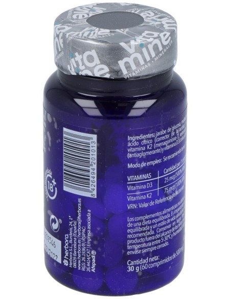 Vitamina D3+K2 de Herbora