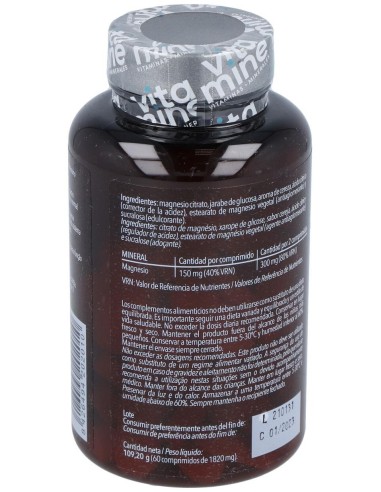 Vitamine Magnesio 60Comp. Mast. de Herbora