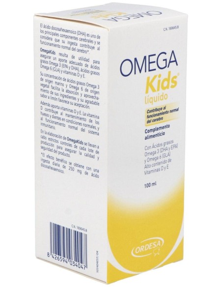 Omegakids Emulsion Sabor Limon 100Ml. de Ordesa Complementos