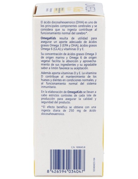 Omegakids Emulsion Sabor Limon 100Ml. de Ordesa Complementos