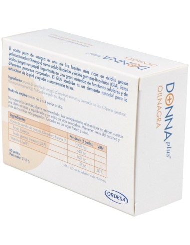 Donnaplus Oilnagra 60Perlas de Donnaplus