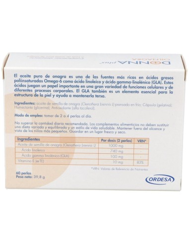 Donnaplus Oilnagra 60Perlas de Donnaplus