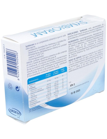 Symbioram 12Sbrs. 2,5Gr. de Ordesa Complementos