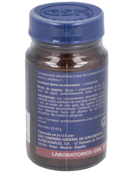 Hierro - C 60 Comprimidos de GSN